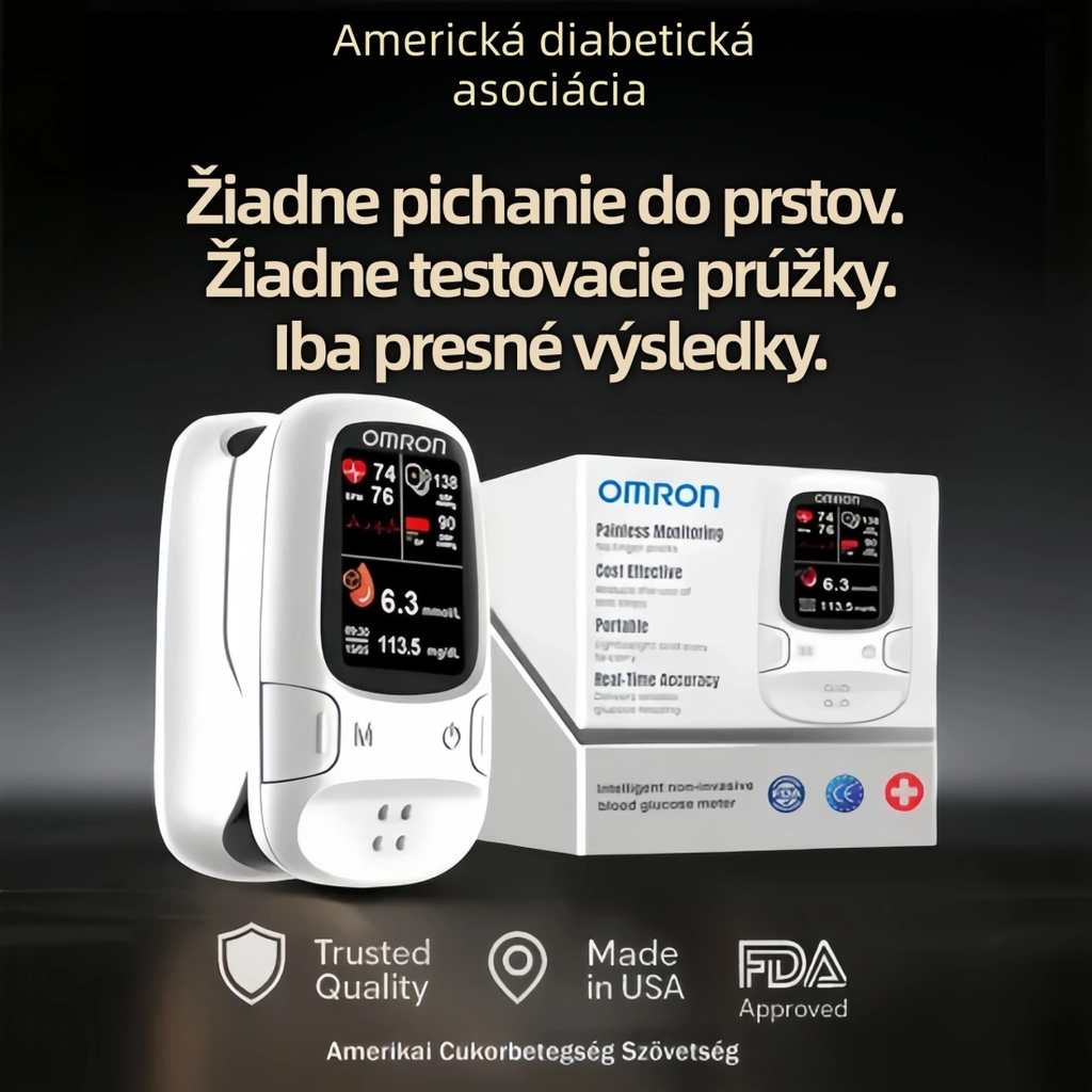 🔥Omron™ predstavuje nový inteligentný neinvazívny monitor hladiny glukózy v krvi 🔥Vyrobené v USA